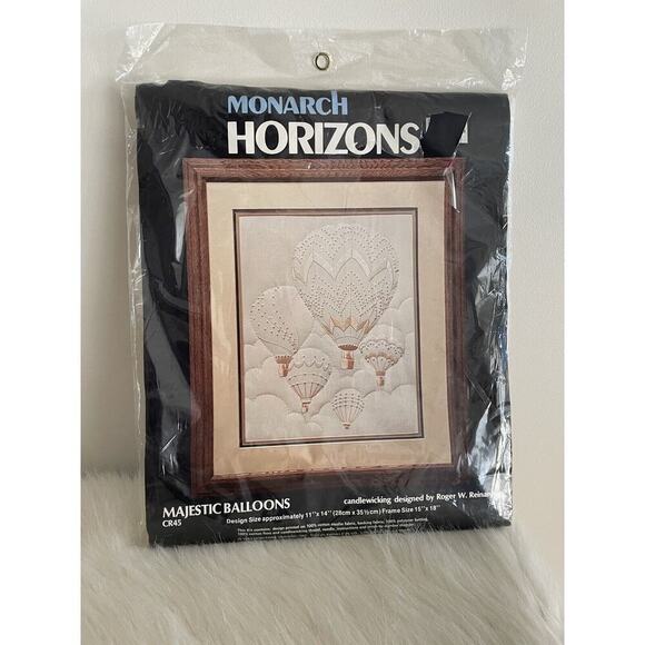 Vintage Majestic Balloons Candlewicking Kit Made In USA SEALED Janlynn CR45 - Picture 1 of 6